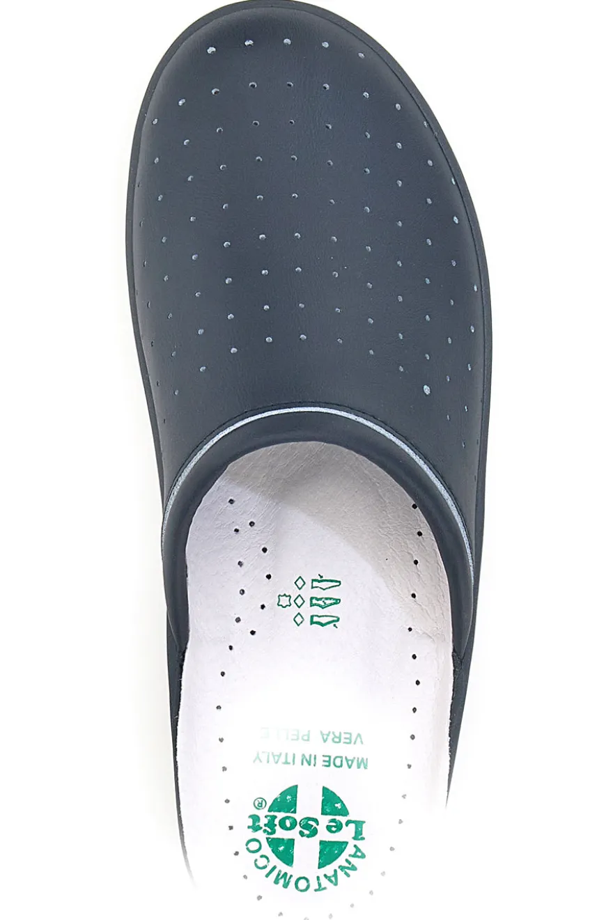 Ciabatte Blu Made In Italy Con Plantare Anatomico Le Soft 50002