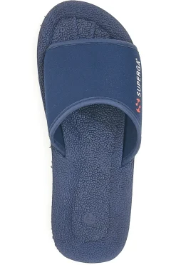 Ciabatte blu navy fascia logo SUPERGA S24E701