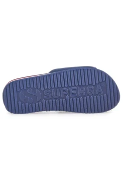 Ciabatte blu navy fascia logo SUPERGA S24E701