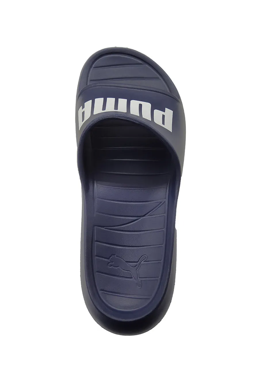 Ciabatte blu scuro monoscocca logo bianco PUMA Divecat v2 Lite