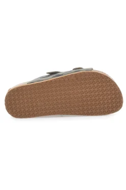 Ciabatte camouflage verdi con doppia fibbia Pitt Kids 41701