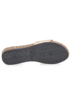 Ciabatte Champagne con Fascia Glitterata FUN BEACH 13523