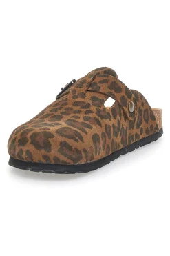 Ciabatte Chiuse Animalier con Sottopiede in Pelle Made in Italy PITTARELLO TIERRA 335A013PR