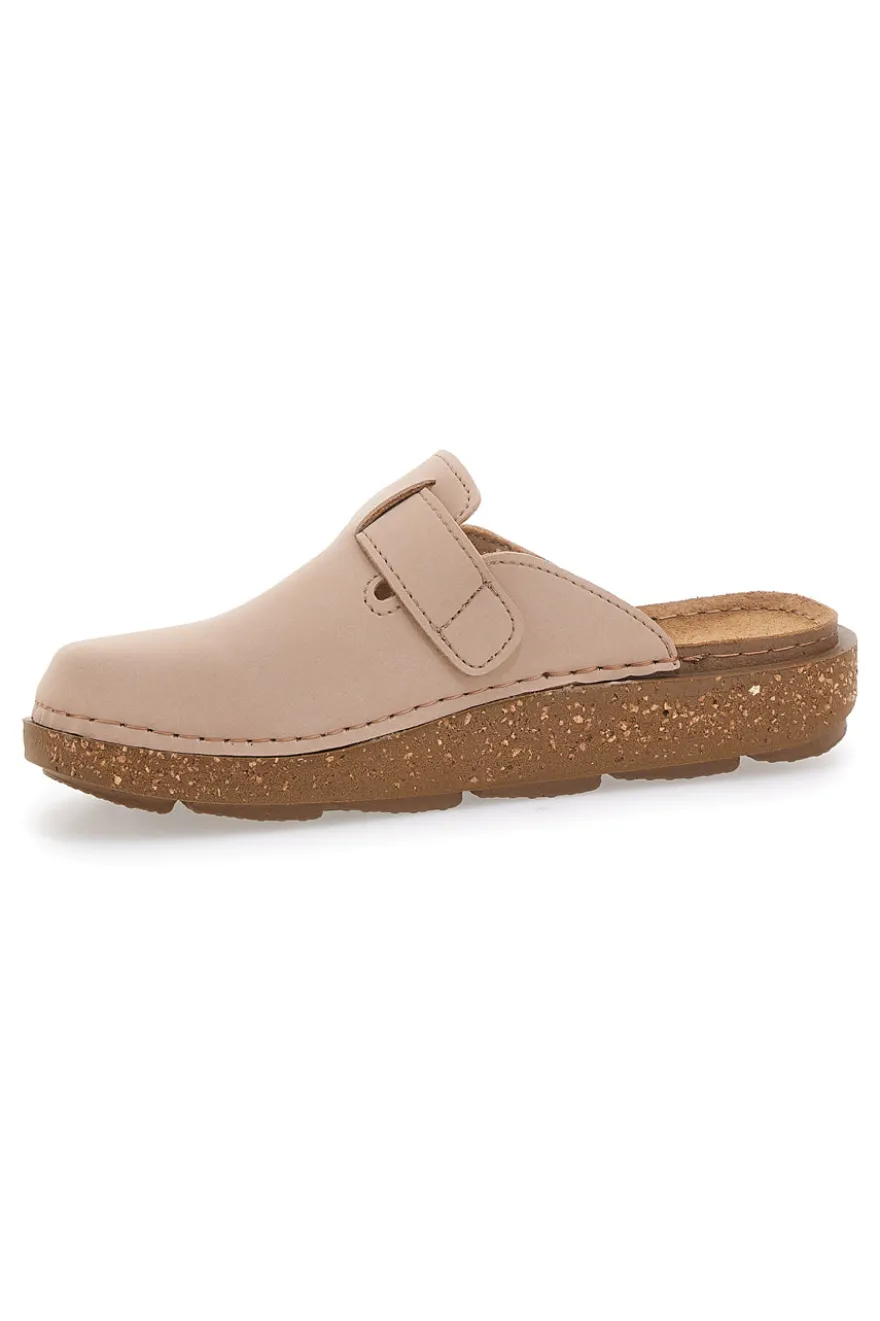Ciabatte chiuse beige con fibbia regolabile Inblu 24EDA