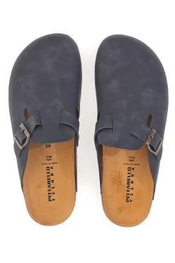Ciabatte Chiuse Nere con Sottopiede in Pelle Made in Italy PITTARELLO TIERRA 335A013PR