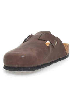 Ciabatte Chiuse Testa di Moro con Sottopiede in Pelle Made in Italy PITTARELLO TIERRA 335A013PR