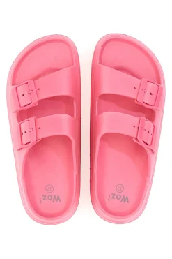 Ciabatte Chunky Fuxia Con Doppia Fascia Woz 11