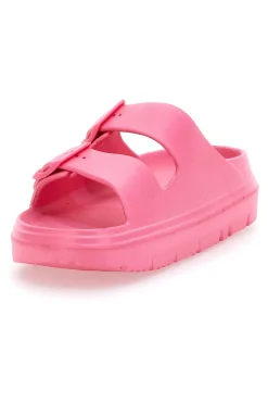 Ciabatte Chunky Fuxia Con Doppia Fascia Woz 11