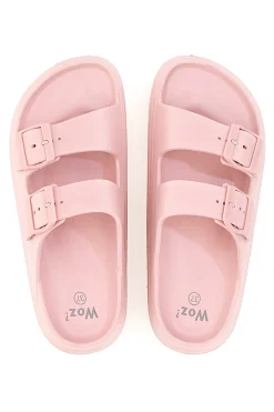 Ciabatte Chunky Rosa Con Doppia Fascia Woz 12