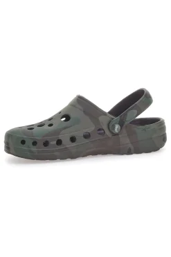 Ciabatte Clog verde militare comode e leggere da uomo Woz 3