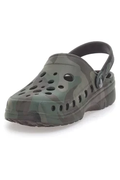 Ciabatte Clog verde militare comode e leggere da uomo Woz 3