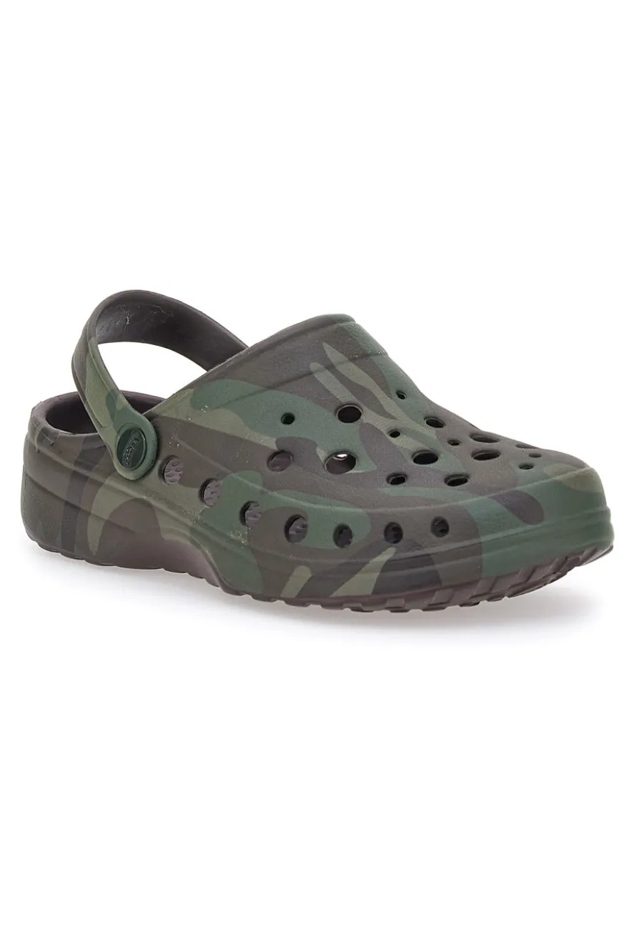 Ciabatte Clogs in Gomma Camouflage Woz 9