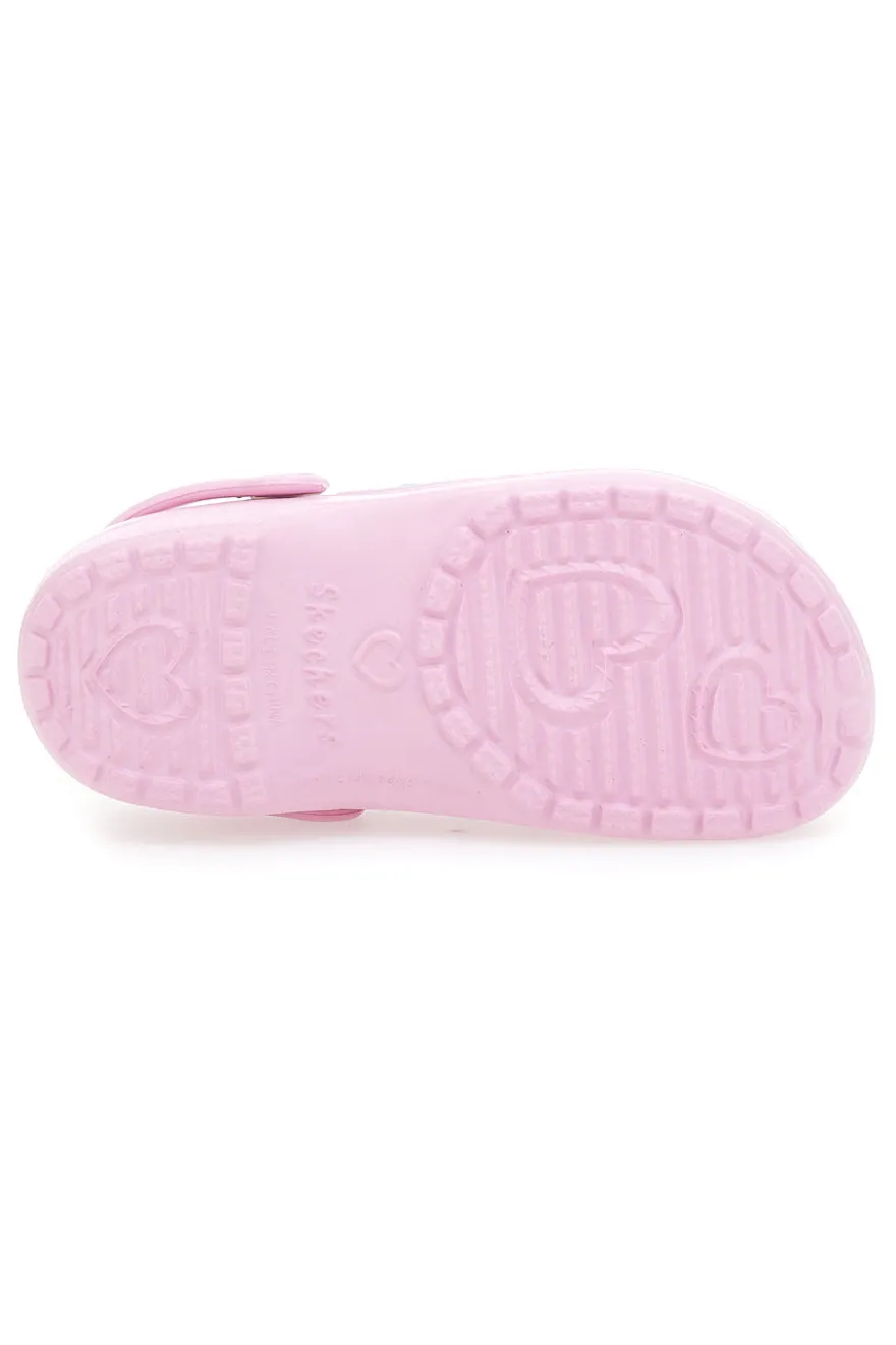 Ciabatte Clogs Rosa con Luci Skechers 308016