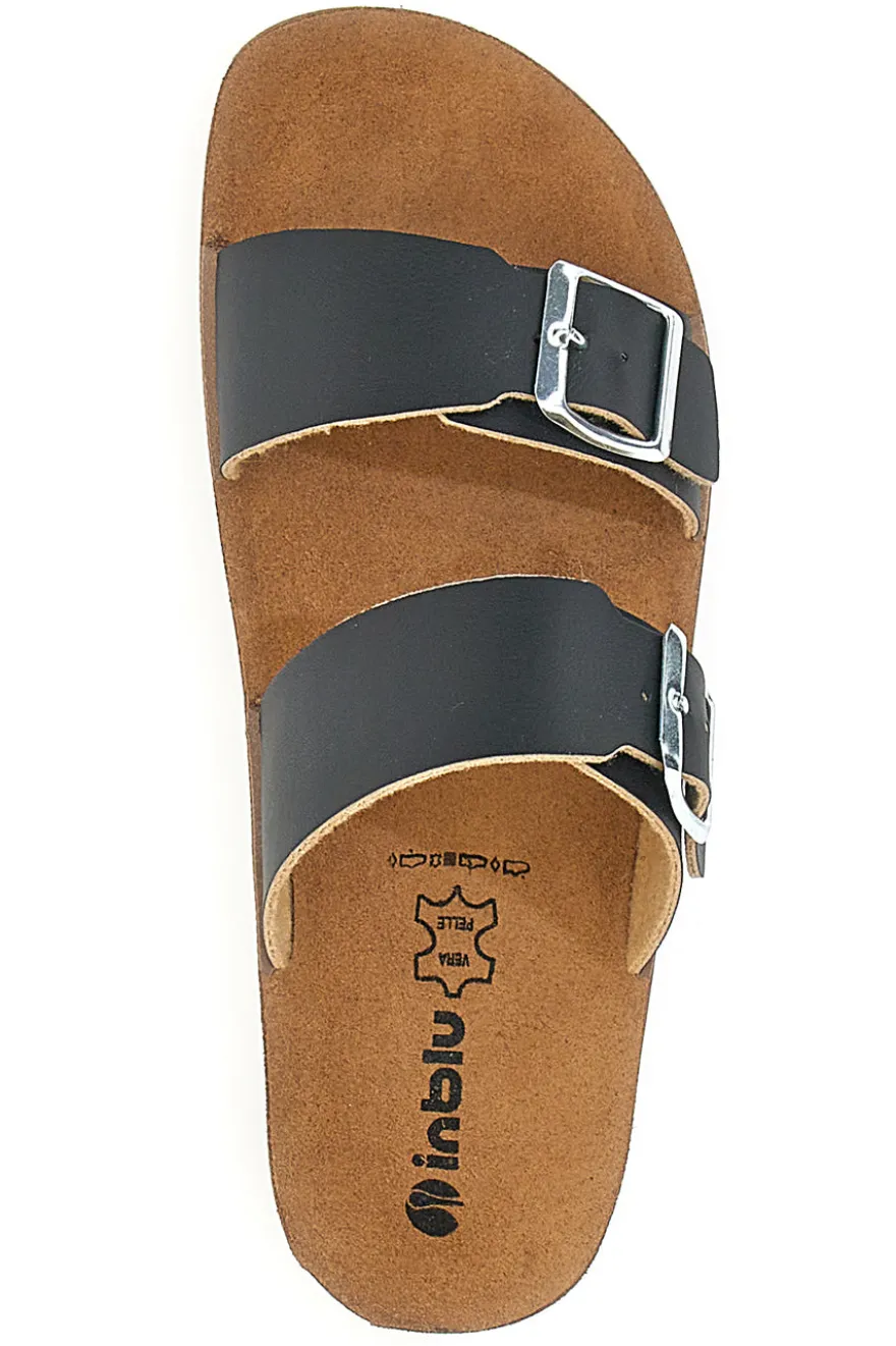 Ciabatte con Doppia Fascia InBlu 40 CP Nere