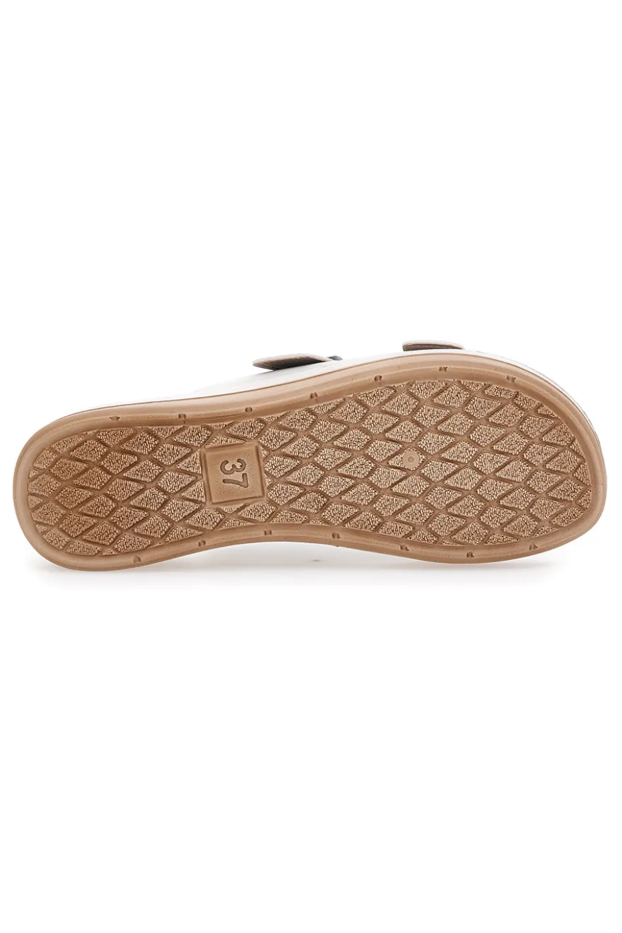 Ciabatte con Doppia Fibbia Leopardate Inblu 14 FT