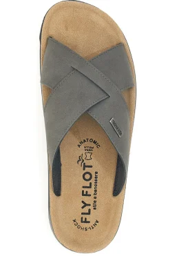 Ciabatte con fasce incrociate e plantare anti-shock Fly Flot 782444