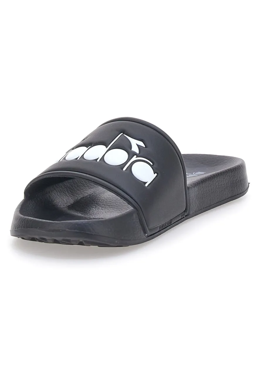Ciabatte Con Fascia Nere Diadora Praia Box