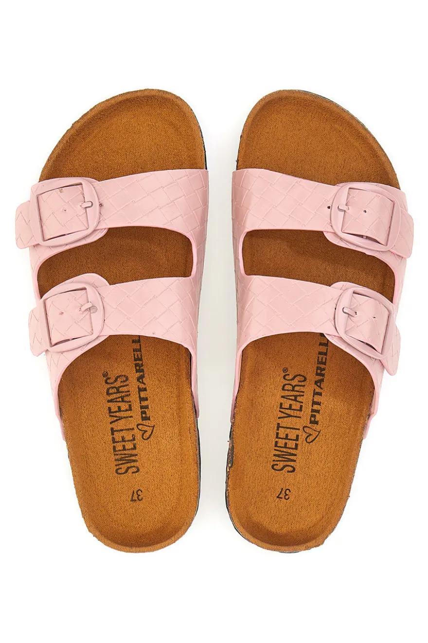 Ciabatte con Fibbia Rosa Sweet Years 8381