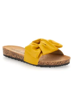 Ciabatte con fiocco giallo FUN BEACH 14191