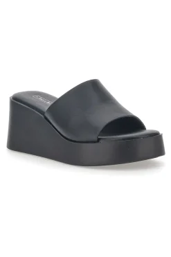 Ciabatte con Flatform Nere Rock'n Doll 390274