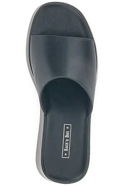 Ciabatte con Flatform Nere Rock'n Doll 390274