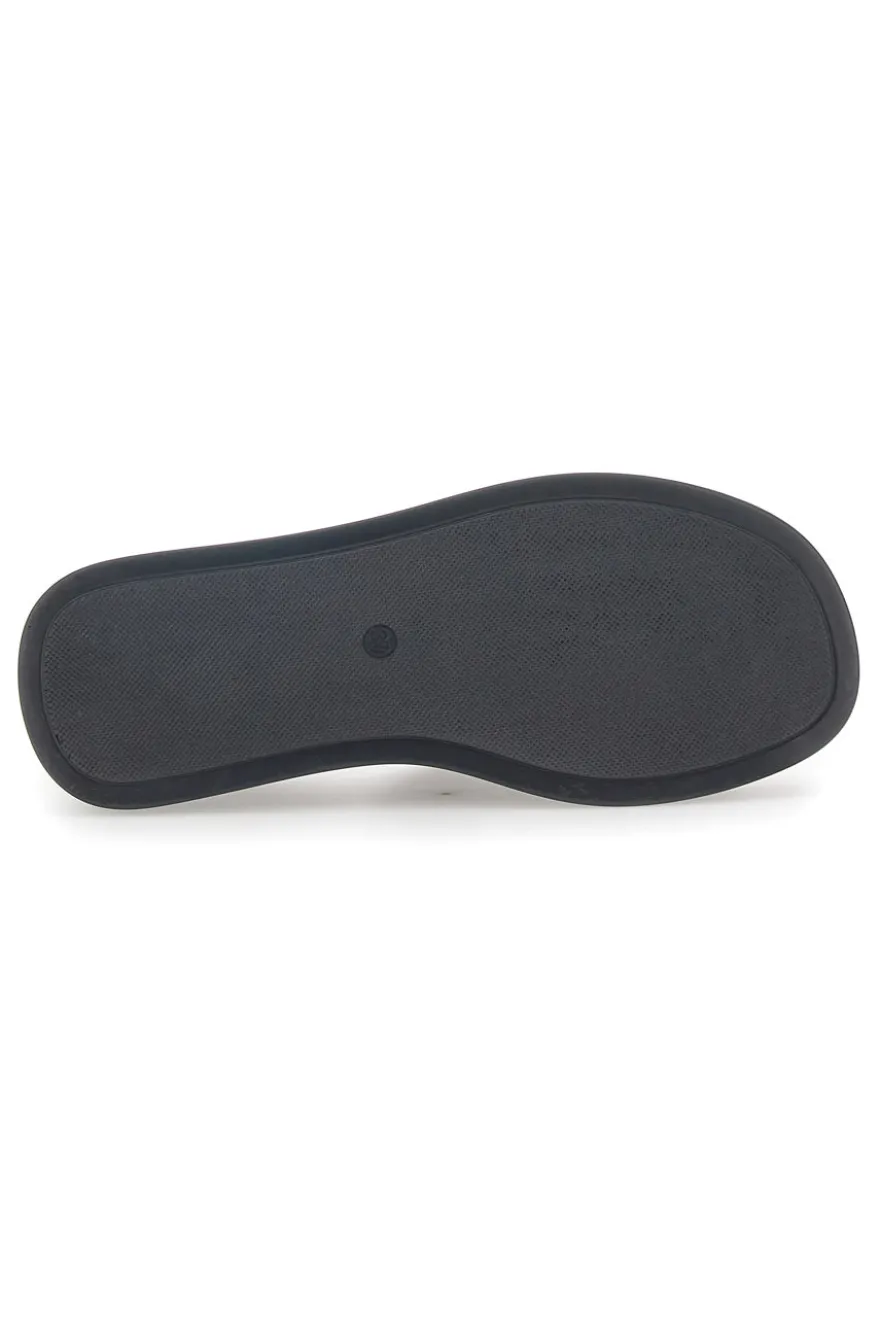 Ciabatte con Flatform Nere Rock'n Doll 390274