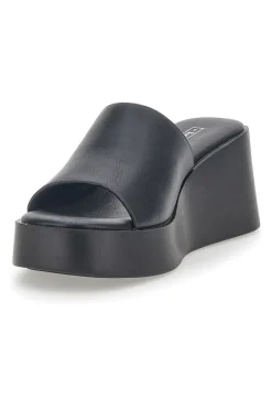 Ciabatte con Flatform Nere Rock'n Doll 390274