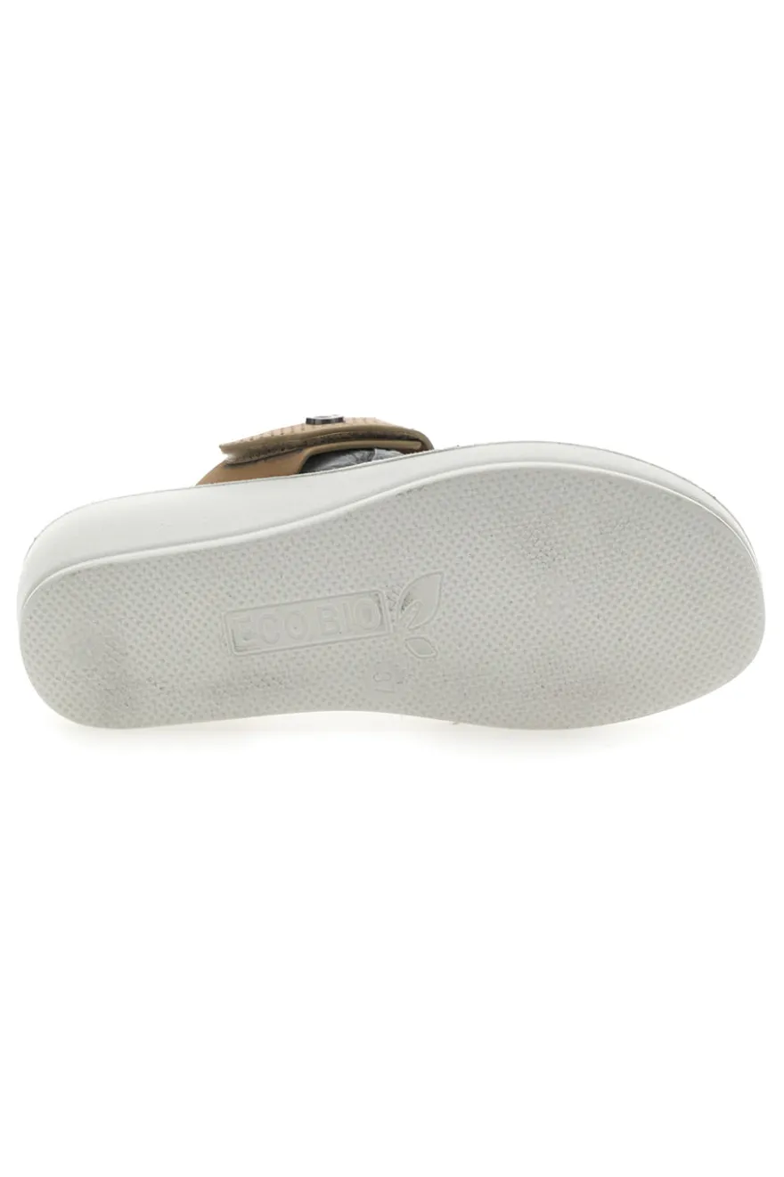 Ciabatte con Infradito Taupe Eco Bio J532334