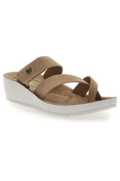 Ciabatte con Infradito Taupe Eco Bio J532334