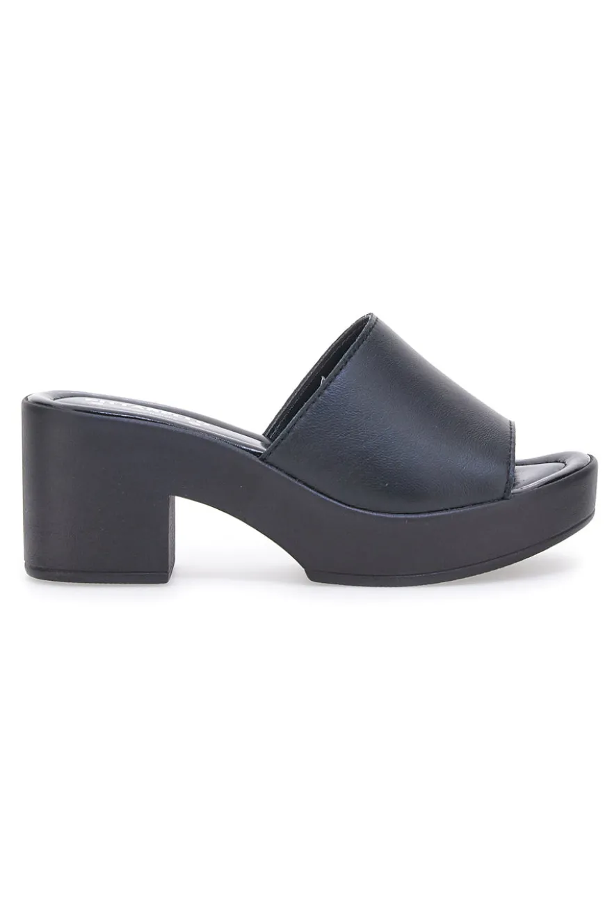 Ciabatte con tacco Neri Pittarello Love 3174