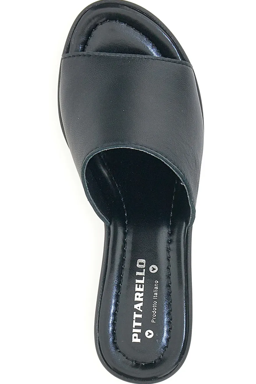 Ciabatte con tacco Neri Pittarello Love 3174