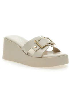 Ciabatte con Zeppa Beige Rock'n Doll 390275