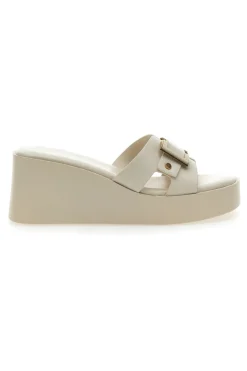 Ciabatte con Zeppa Beige Rock'n Doll 390275