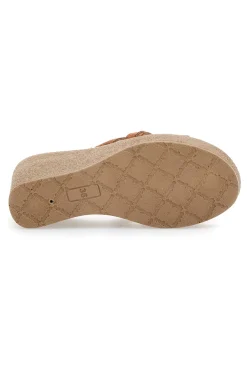 Ciabatte con Zeppa Gaia Mania 106 Cognac