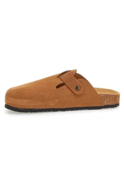Ciabatte cuoio con fibbia in vera pelle Pittarello Tierra 335A013PR