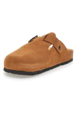 Ciabatte cuoio con fibbia in vera pelle Pittarello Tierra 335A013PR