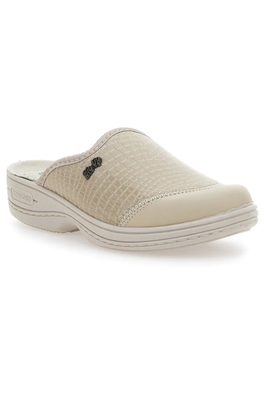 Ciabatte da Lavoro Beige Made In Italy Bio Up 1553