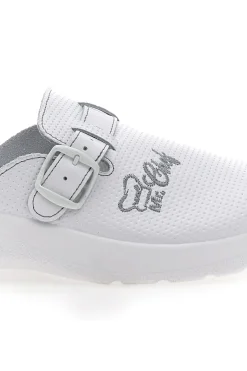 Ciabatte da Lavoro Bianche In Pelle MR Chef 8015
