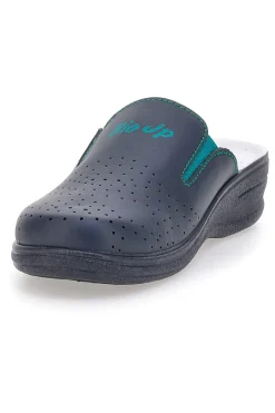 Ciabatte da Lavoro Blu in Pelle Bio Up 329
