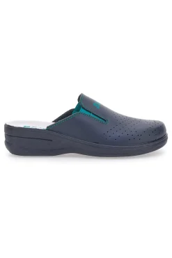 Ciabatte da Lavoro Blu in Pelle Bio Up 329