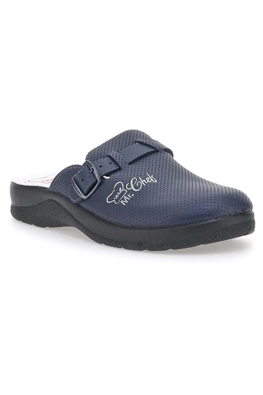Ciabatte da Lavoro Blu MR Chef 8015