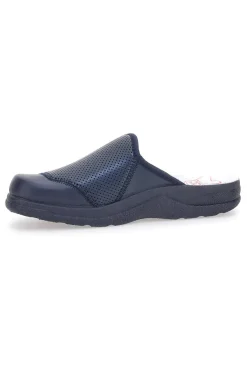 Ciabatte da Lavoro Blu Vera Pelle Made In Italy MR Chef 641