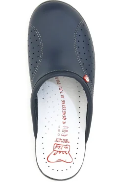 Ciabatte da Lavoro MR Chef 8028 Blu Vera Pelle