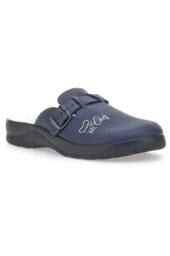 Ciabatte da Lavoro MR Chef 8015 Blu Vera Pelle