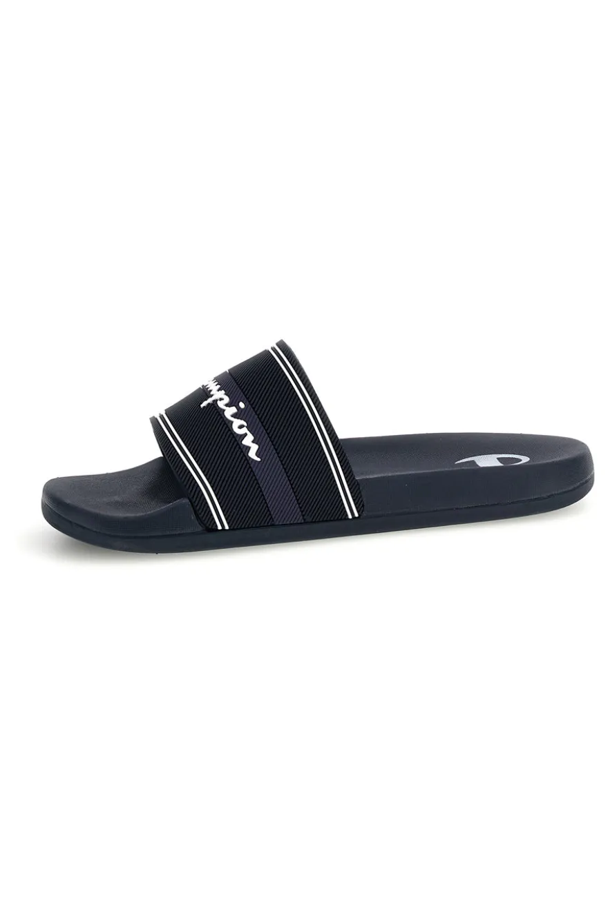 Ciabatte da piscina blu con fascia Champion Jambiani U PS