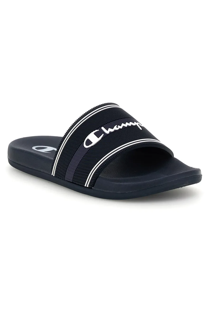 Ciabatte da piscina blu con fascia Champion Jambiani U PS