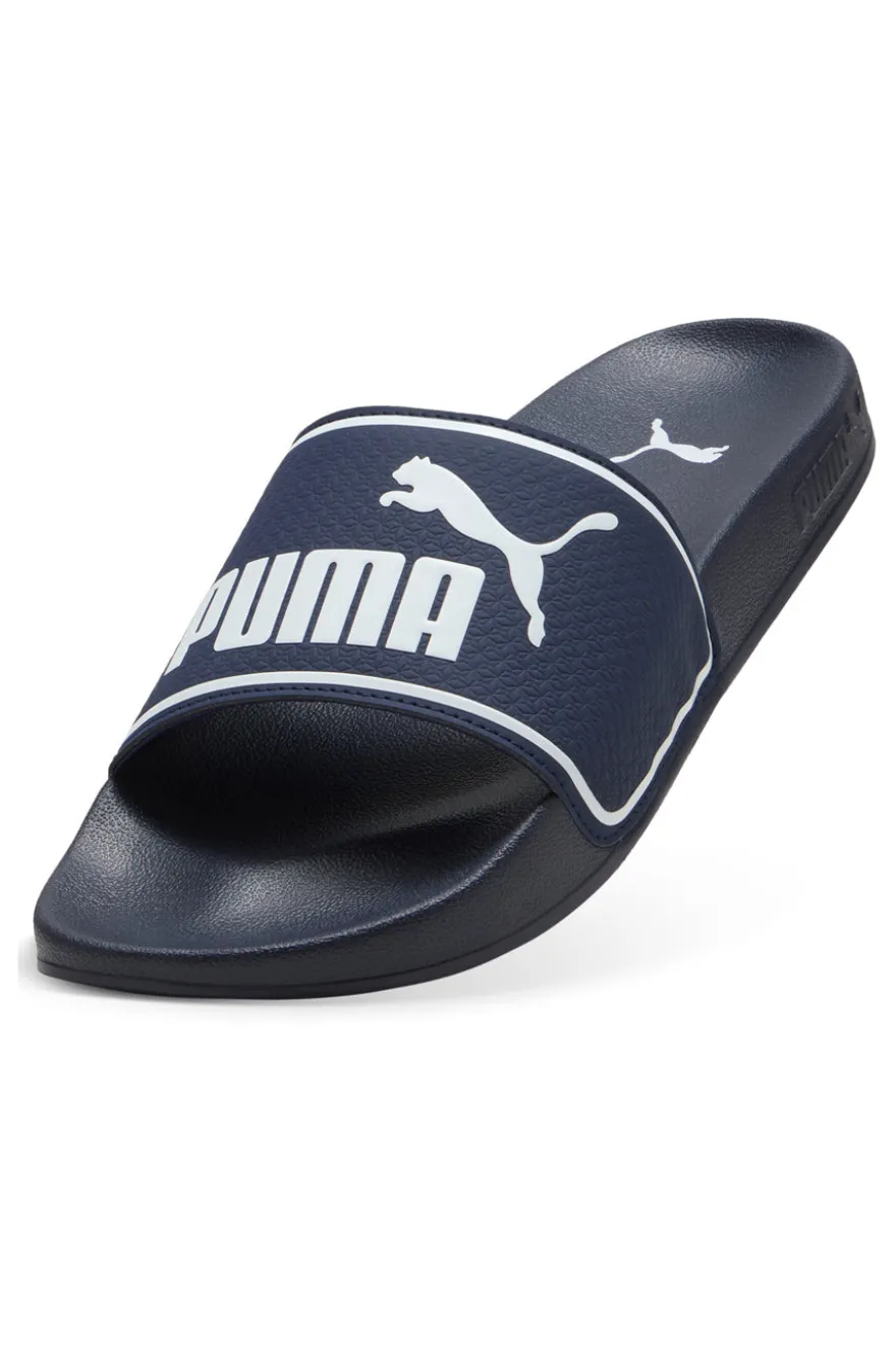 Ciabatte da Piscina blu scuro con logo a contrasto Puma Leadcat 2.0