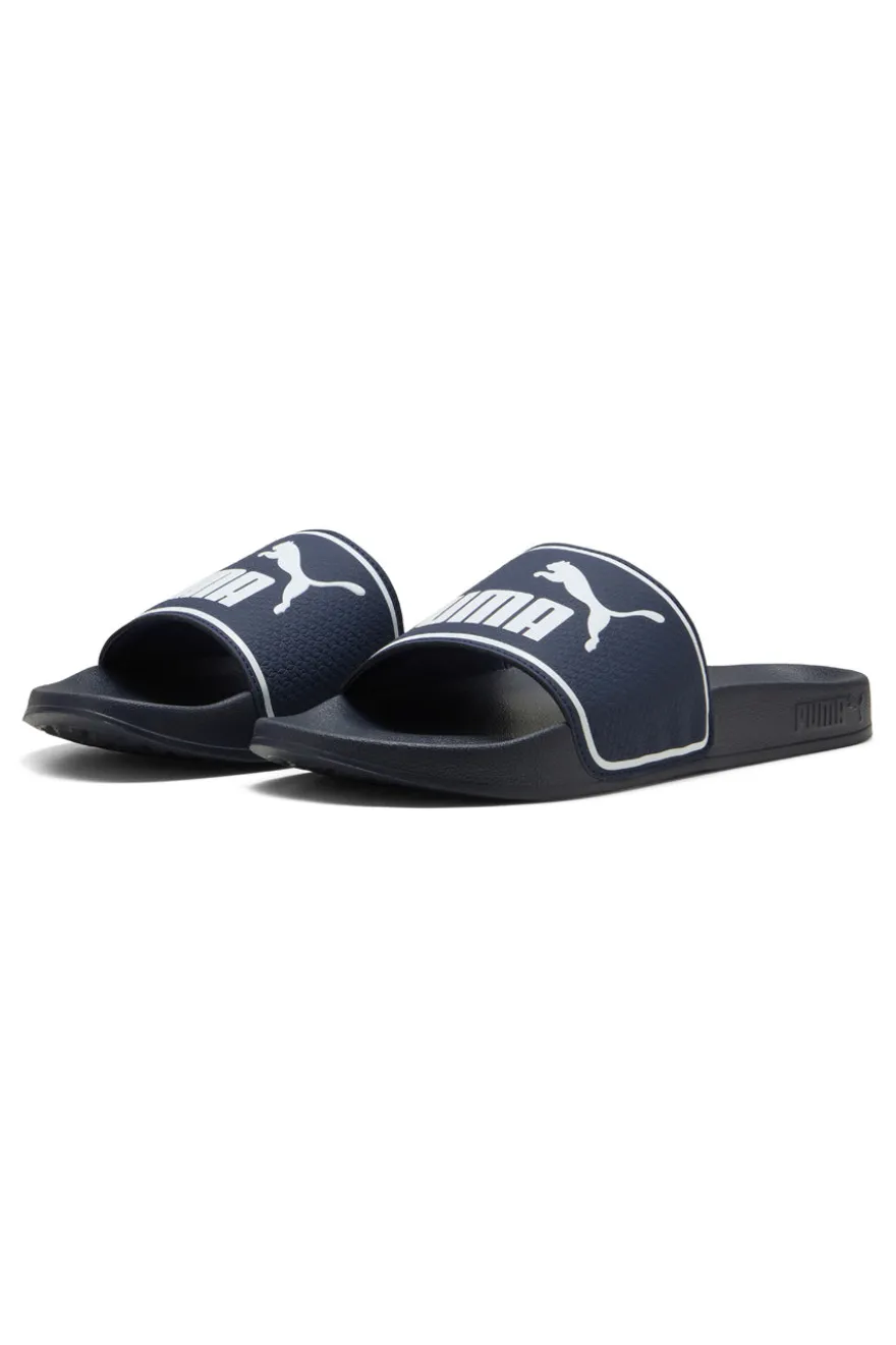 Ciabatte da Piscina blu scuro con logo a contrasto Puma Leadcat 2.0