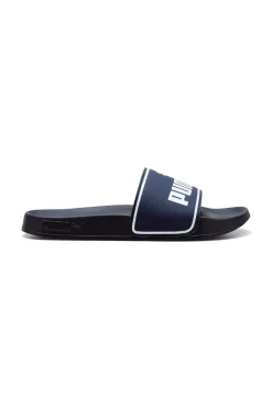 Ciabatte da Piscina blu scuro con logo a contrasto Puma Leadcat 2.0