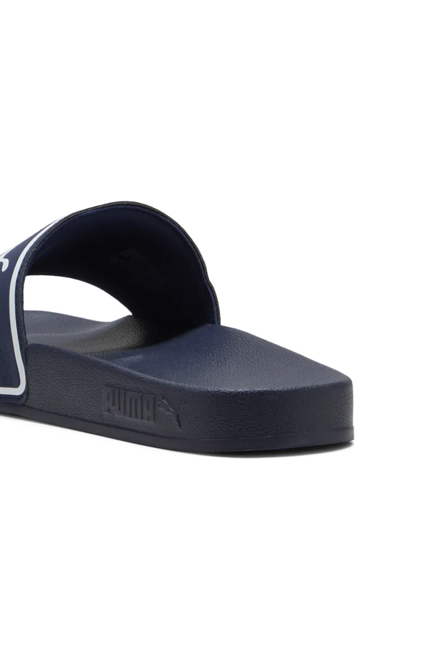Ciabatte da Piscina blu scuro con logo a contrasto Puma Leadcat 2.0
